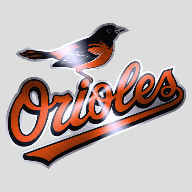 Baltimore Orioles Stainless steel logo vinyl decal